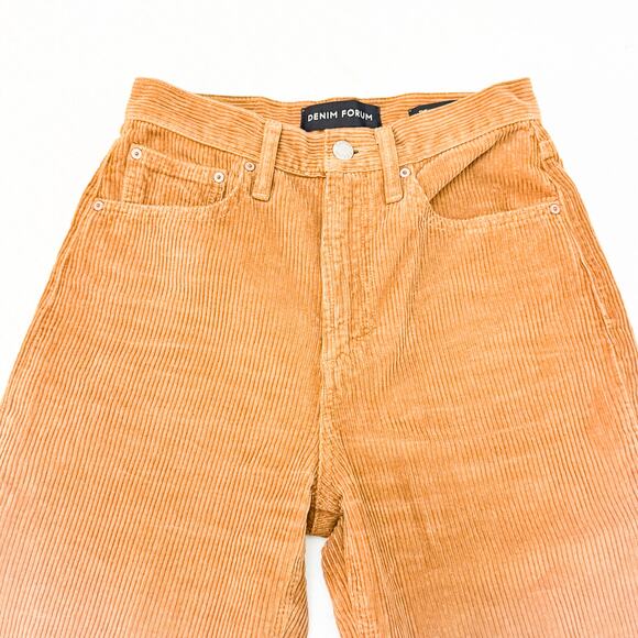 Denim Forum The Joni High Rise Loose Corduroy Style Pants Size 24 x 30L - Picture 6 of 10